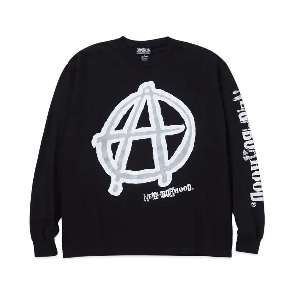 NEIGHBORHOOD ANARCHIC ADJUSTMENT . Tee LS "Black"