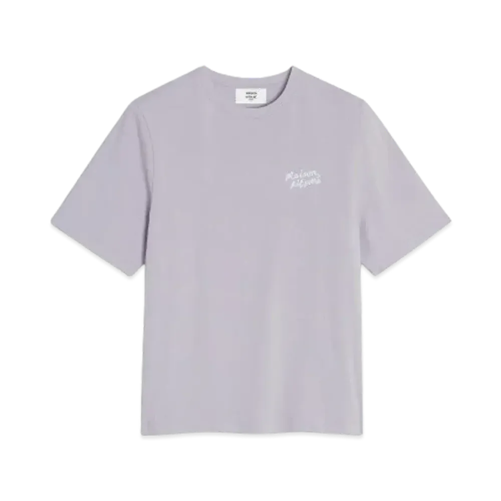 Maison Kitsune Handwriting Comfort T-Shirt "Soft Mauve"