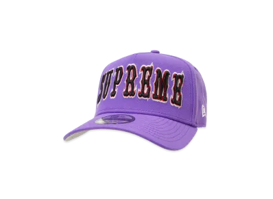 Supreme Gothic Outline Adjustable New Era "Purple"