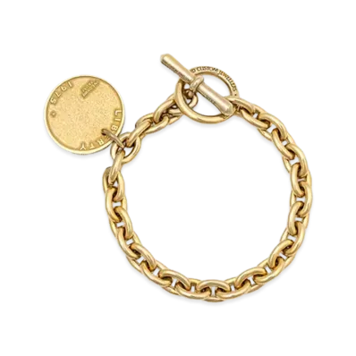 HYKE x END CUSTOM JEWELLERS Women's Single Charm Bracelet "Gold"