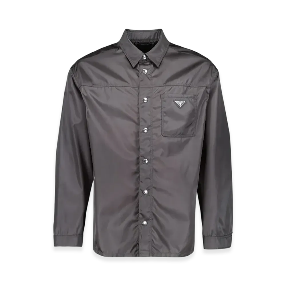 PRADA Re-Nylon Shirt "Iron Grey"