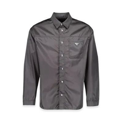 PRADA Re-Nylon Shirt "Iron Grey"
