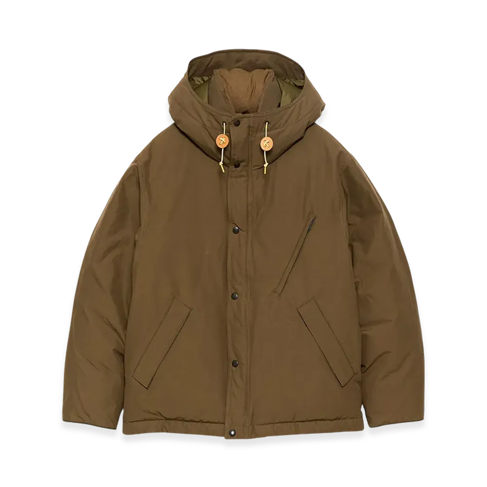 The North Face Purple Label Double Peak Short Down Parka "Moss Green"
