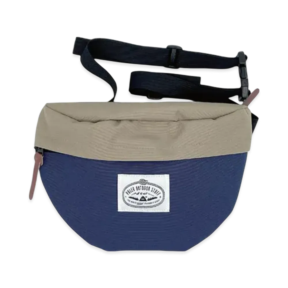 POLeR Mystery Waist Pouch "Beige/Navy"