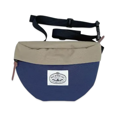 POLeR Mystery Waist Pouch "Beige/Navy"