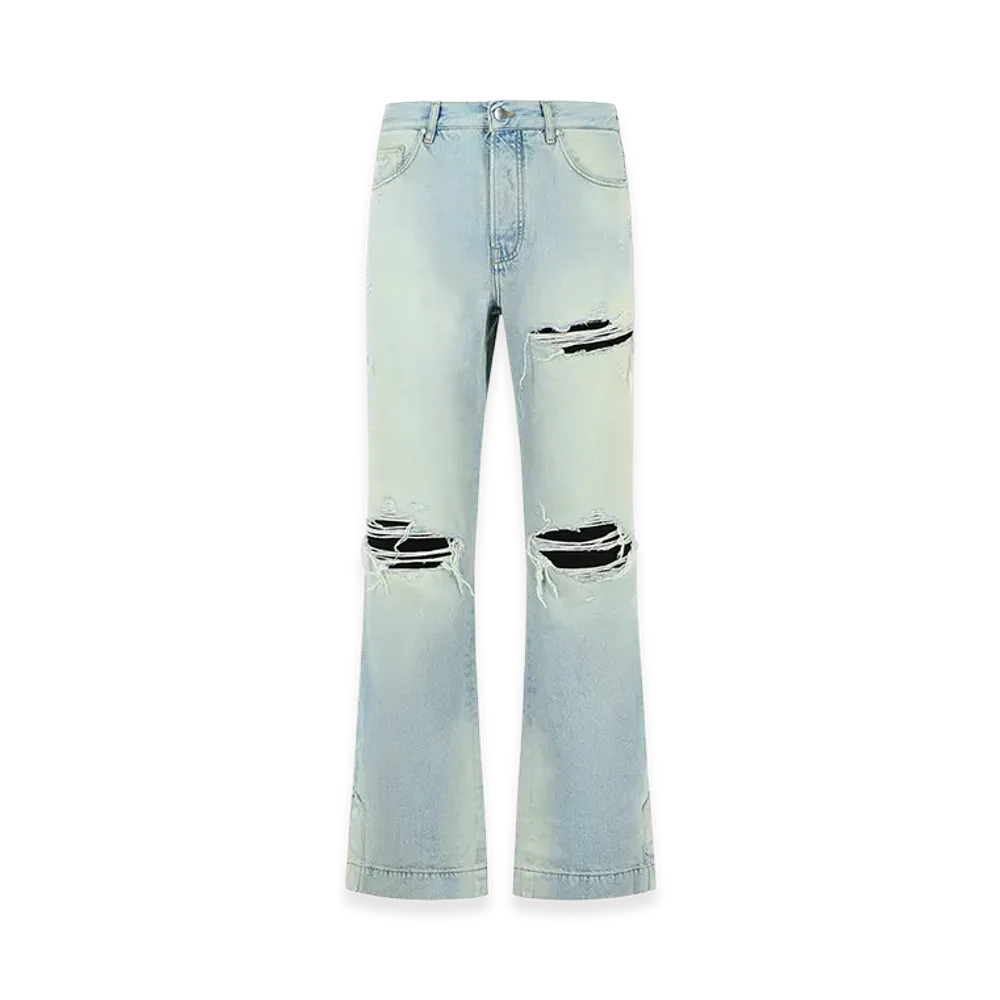 AMIRI 'MX1 Straight Flare' Jeans "Light Blue"