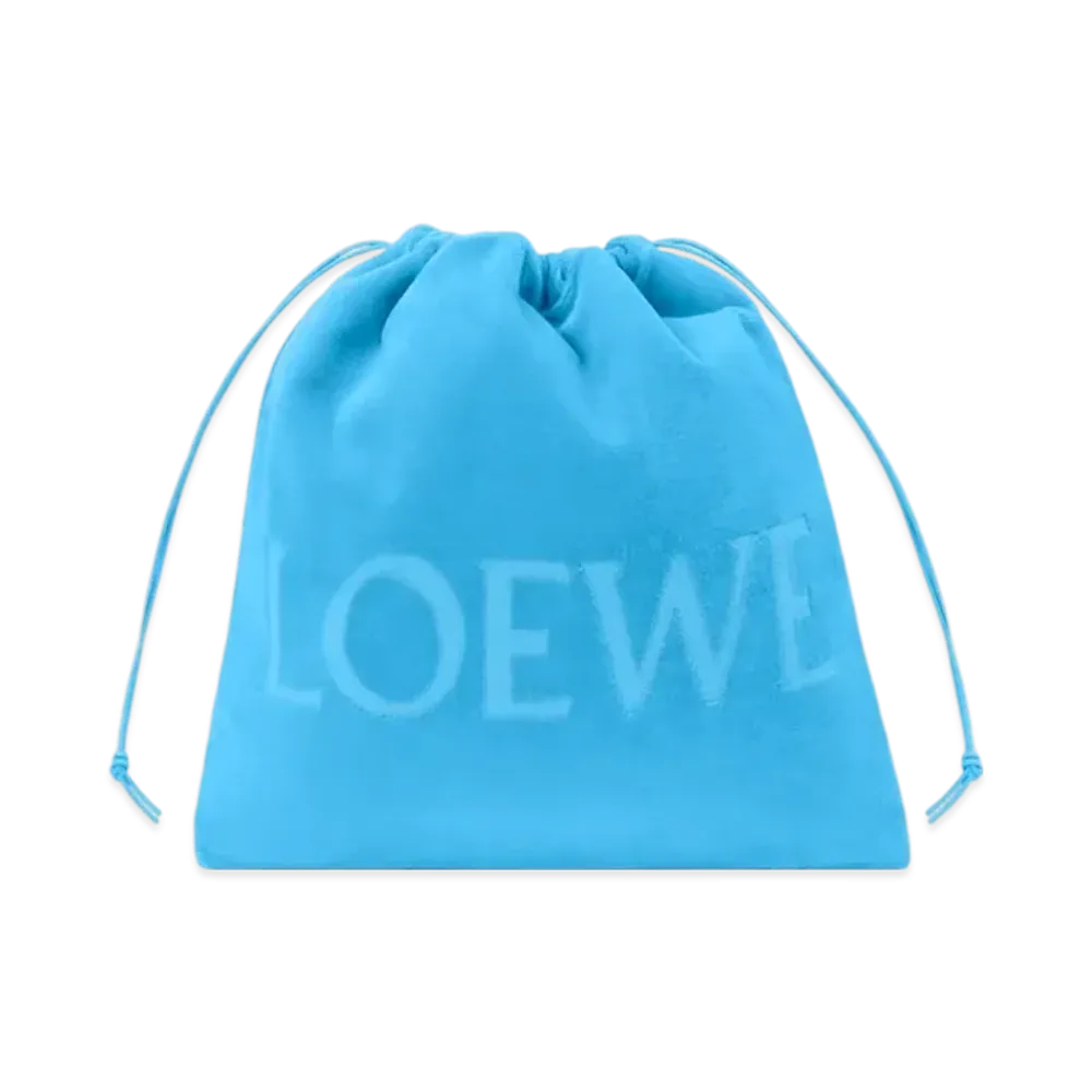 LOEWE Drawstring Pouch Medium "Light Blue"