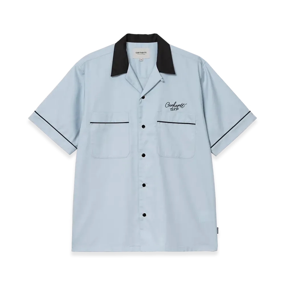 Carhartt WIP S/S Bowl Shirt "Blue Fog/Black"