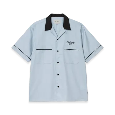 Carhartt WIP S/S Bowl Shirt "Blue Fog/Black"