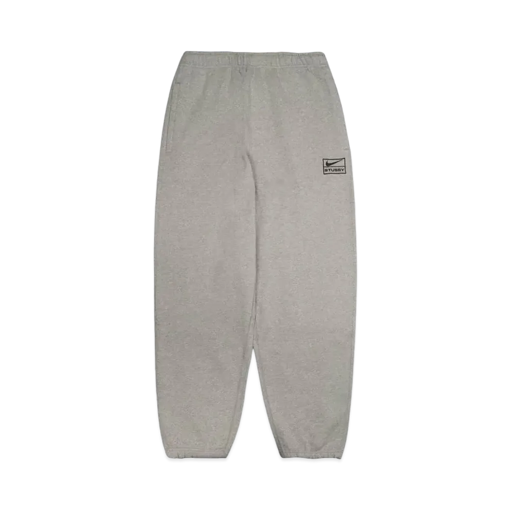 Stussy x Nike Fleece Pants (US Size) "Grey" DO9340-063