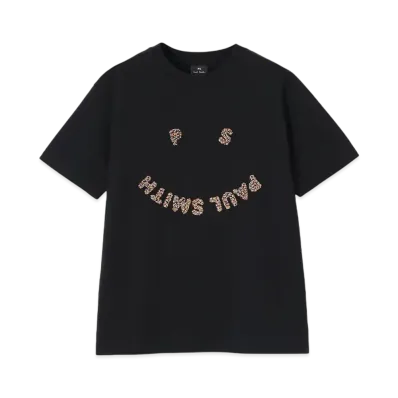 Paul Smith Women's Happy Dot Short Sleeve T-Shirt "Black"