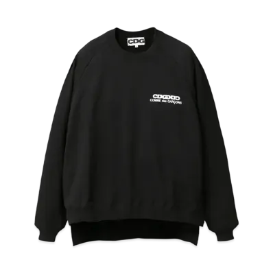 COMME des GARCONS CDG Oversized Long Back Sweatshirt "Black"