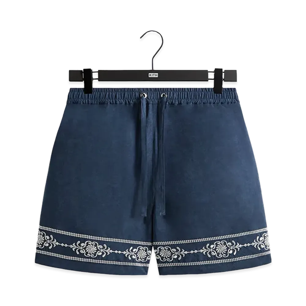 Kith Cupro Linen Cedar Short "Nocturnal"