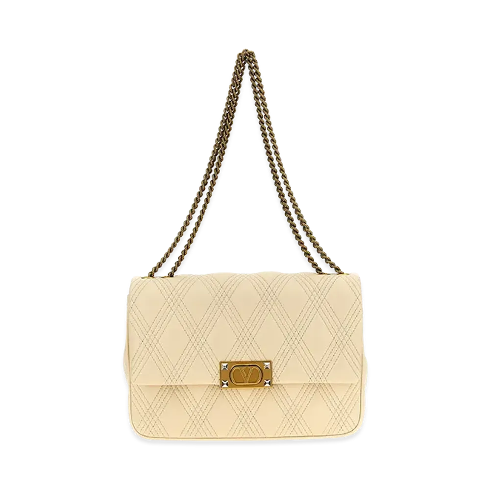 Valentino Garavani Women's 'quiltie 67' M Shoulder Bag "White"