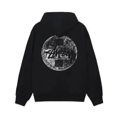 Stussy Dot Stamp Hoodie "Black"