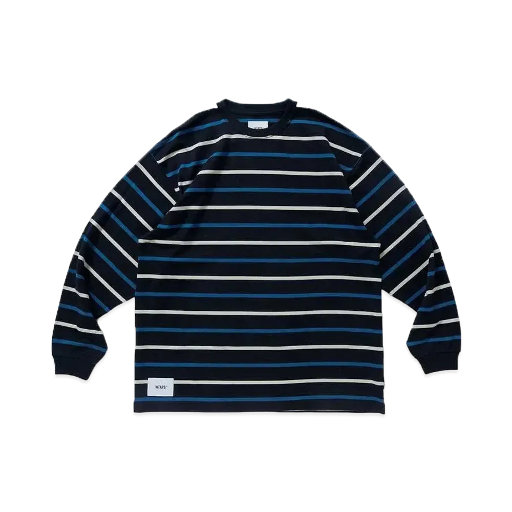 WTAPS Bdy 02 / LS / Cotton. Textile "Blue"