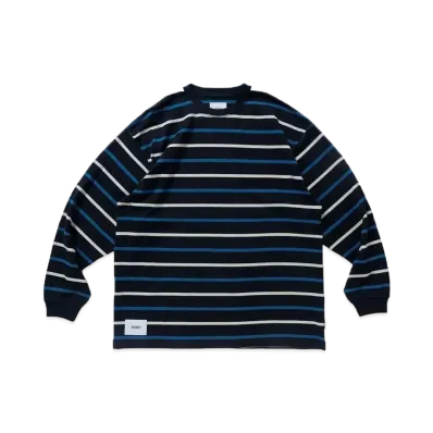WTAPS Bdy 02 / LS / Cotton. Textile "Blue"