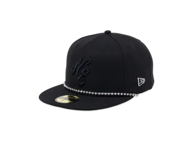 NEW ERA x Swarovski 59Fifty Crystal Chain Classic Logo "Black"
