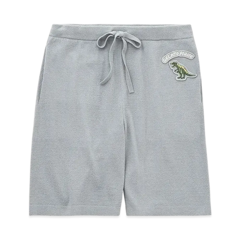 GELATO PIQUE Homme Air Moco Dinosaur Jacquard Shorts "Blue"