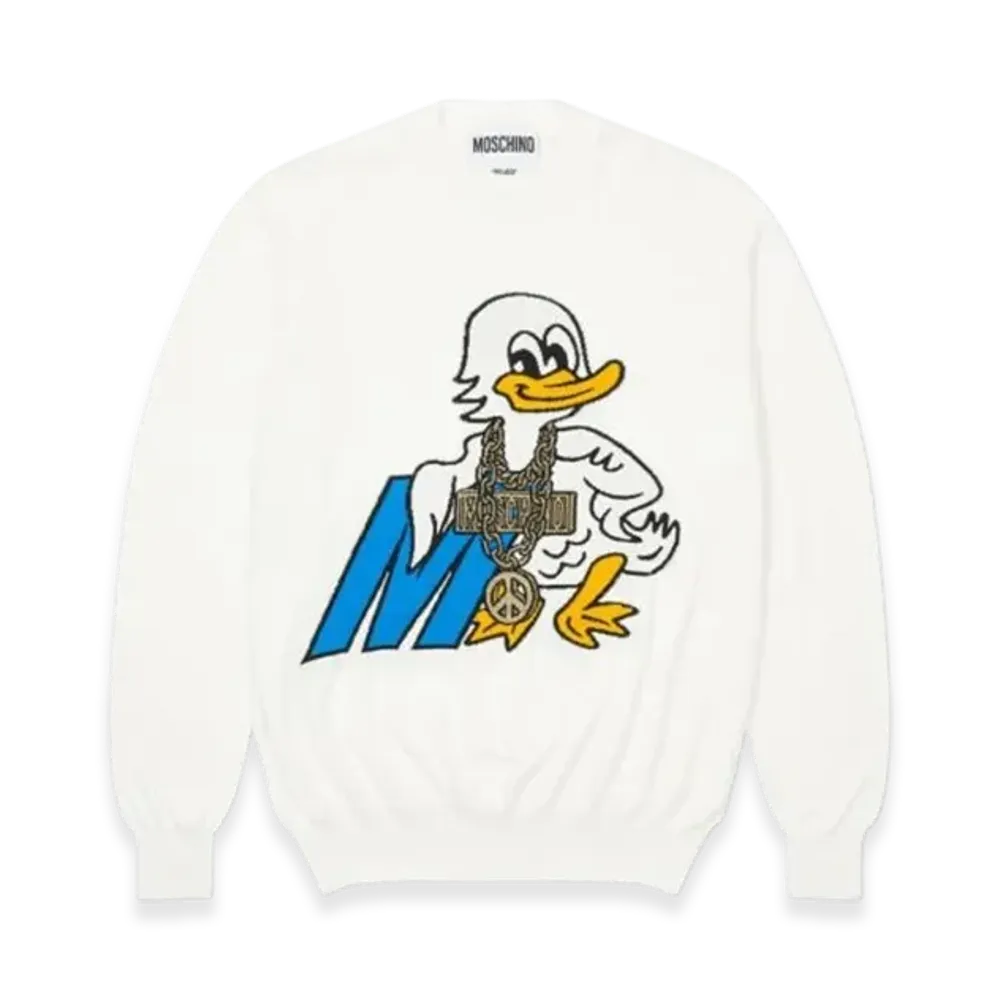 PALACE x Moschino Knitted Jumper "White"