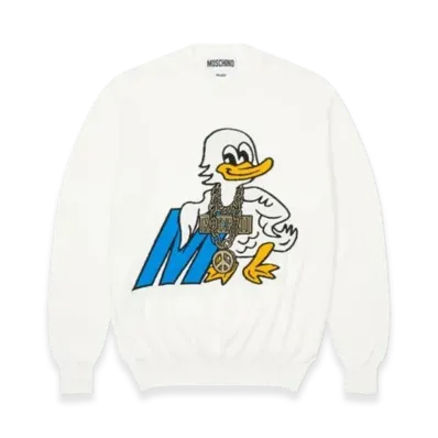 PALACE x Moschino Knitted Jumper "White"