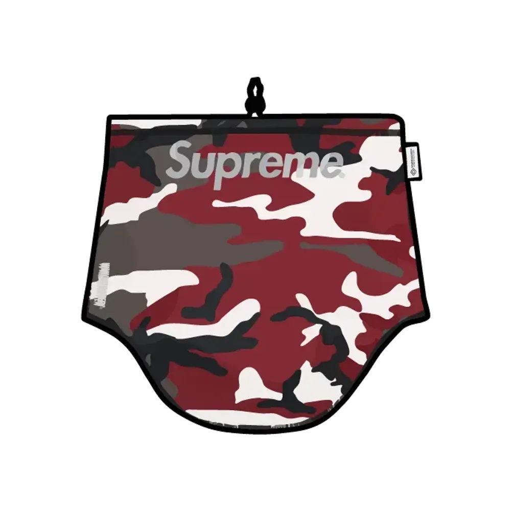 Supreme Windstopper Neck Gaiter "Red Camo"