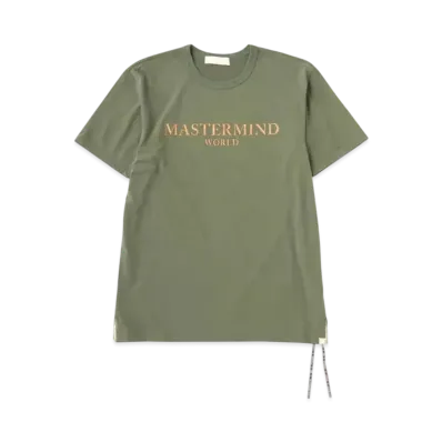 mastermind WORLD Cork Tee "Olive"