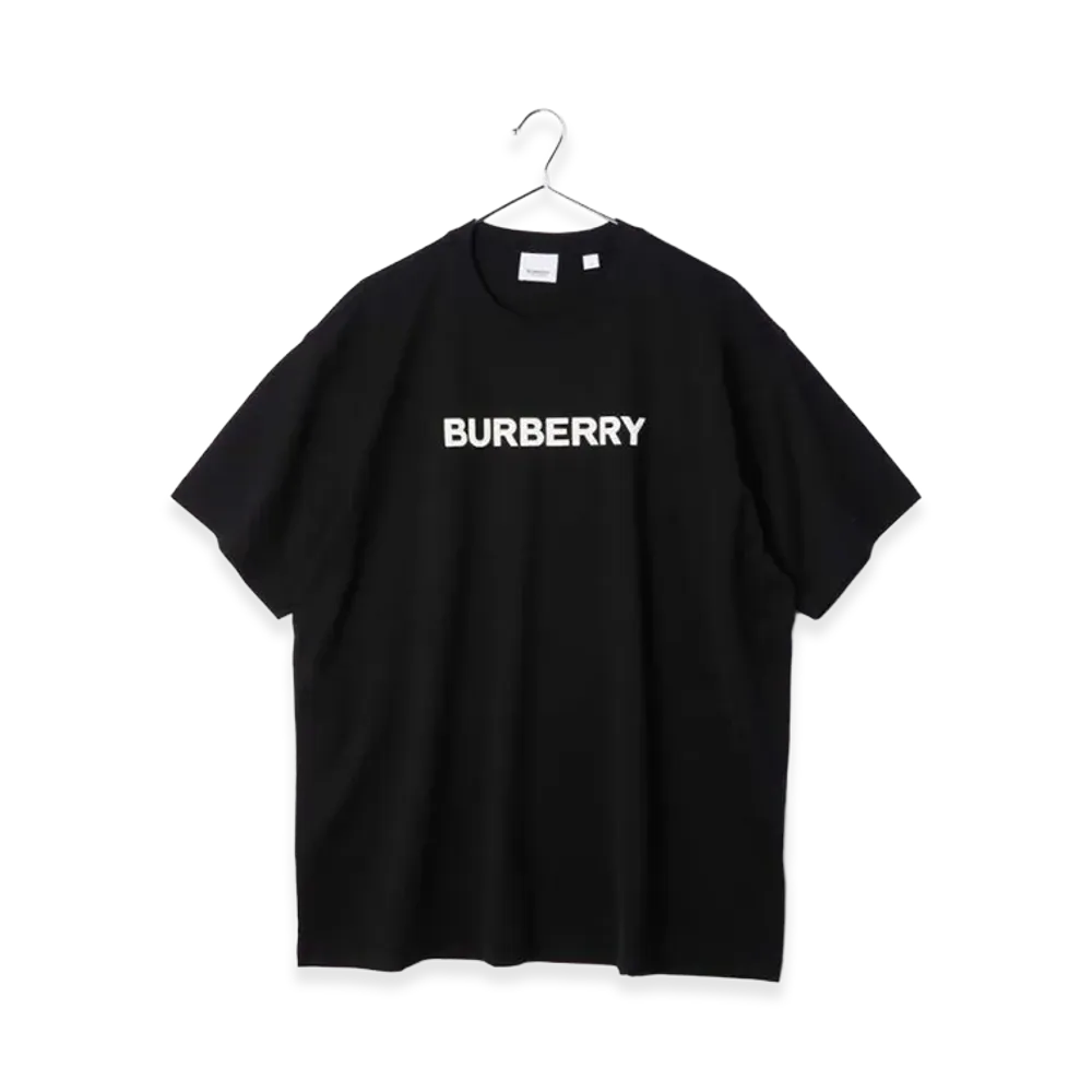Burberry Logo Print Crewneck T-Shirt "Black"
