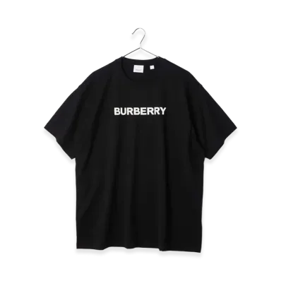 Burberry Logo Print Crewneck T-Shirt "Black"