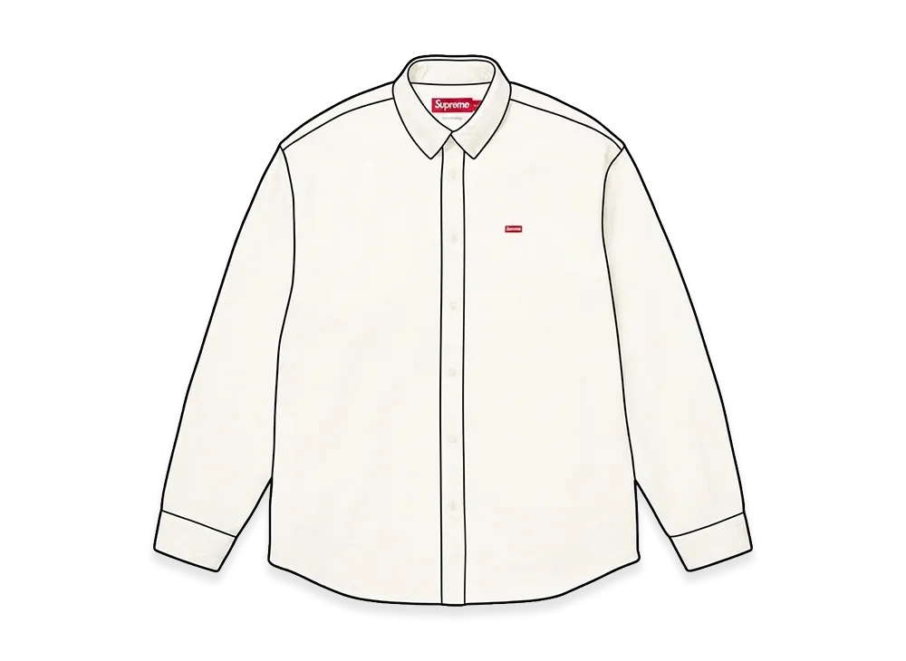 Supreme Small Box Denim Shirt "White"