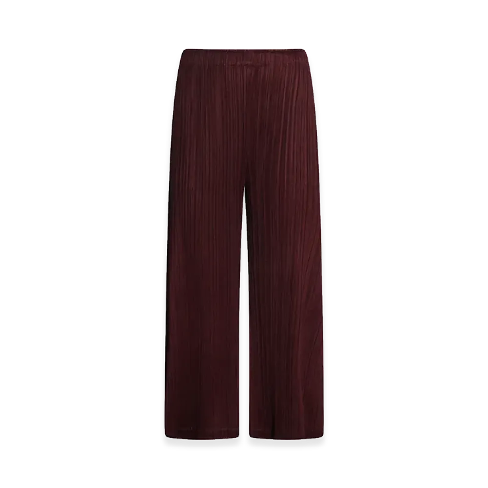 PLEATS PLEASE ISSEY MIYAKE Women's Trousers "Red"