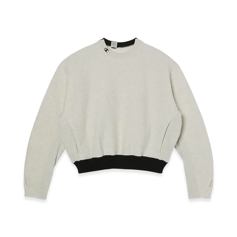 Champion x N.HOOLYWOOD everse Weave Crewneck Sweatshirt "Oatmeal"