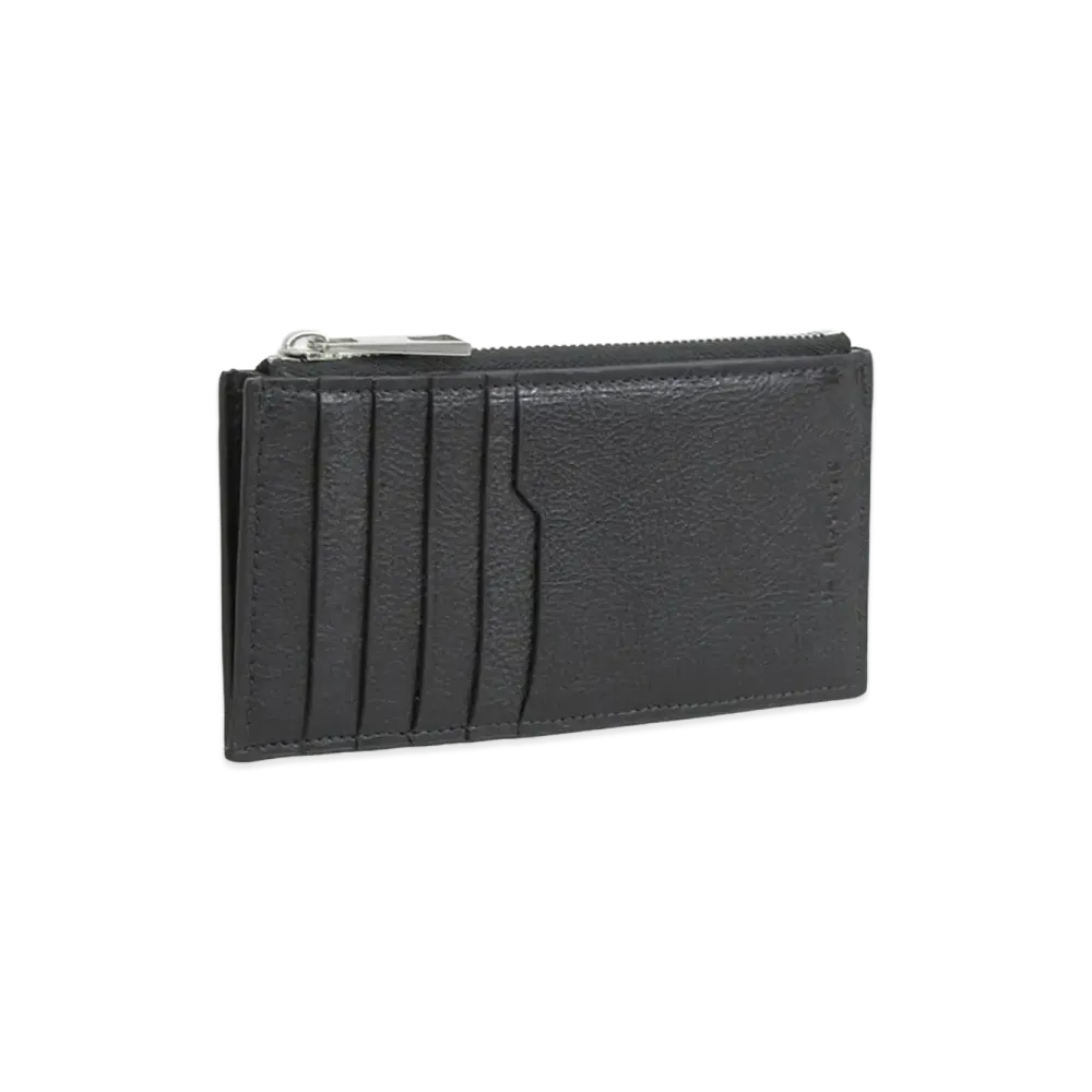 IL BISONTE Women's Card Case "Black"