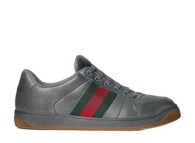 GUCCI Worn-Out Effect Screener Sneaker "Dark Grey"