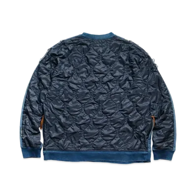 KAPITAL IDG BACK HAIR BERK BIG SWEAT "Indigo"