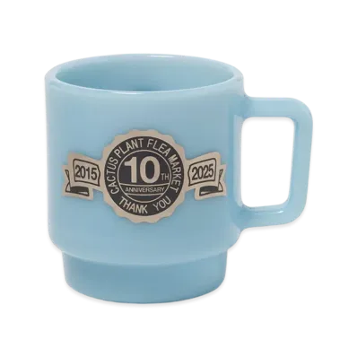 Cactus Plant Flea Market Glass Mug "Blue"