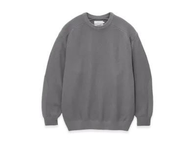 Graphpaper Soft Wool Command Sweater "Stone Gray"