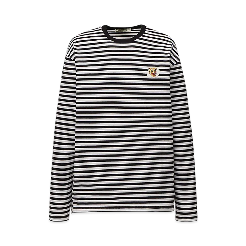 Onitsuka Tiger Long Sleeved Tee "Black/White"