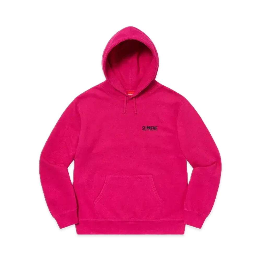 シュプリーム レストレス ユース フーデッド スウェットシャツ "フクシア"