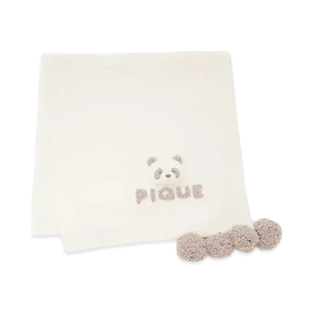 GELATO PIQUE Kids Powder Animal Blanket "Off White"