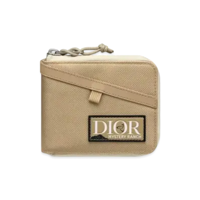 Dior x Mysteryranch Zipped Wallet Cordura Nylon "Beige"
