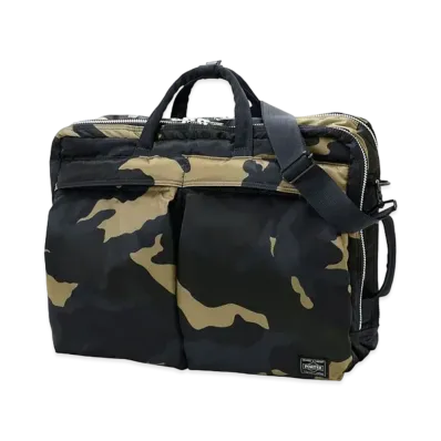 PORTER / COUNTER SHADE 3Way Briefcase "Woodland Khaki"