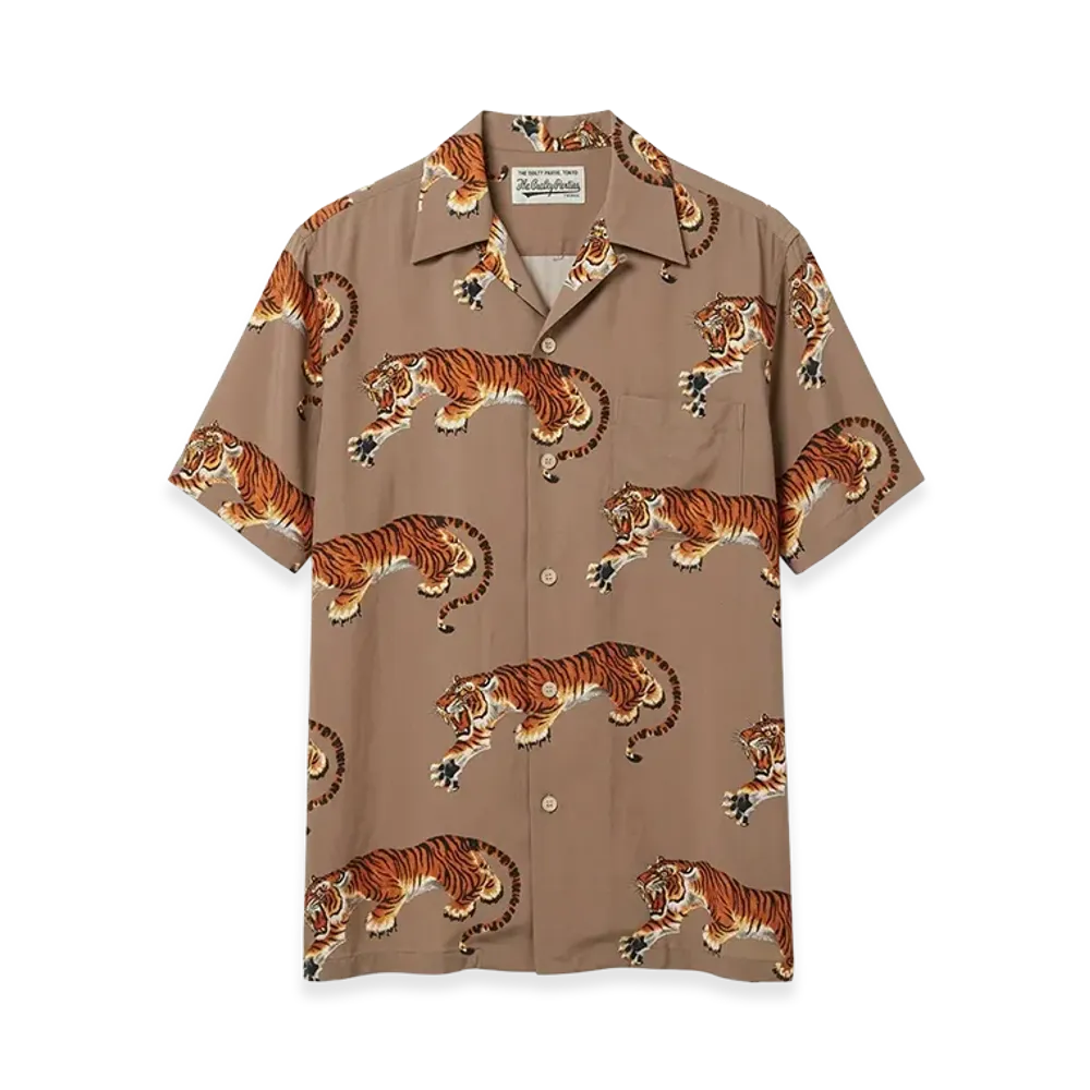 WACKO MARIA TIM LEHI / HAWAIIAN SHIRT "Beige"