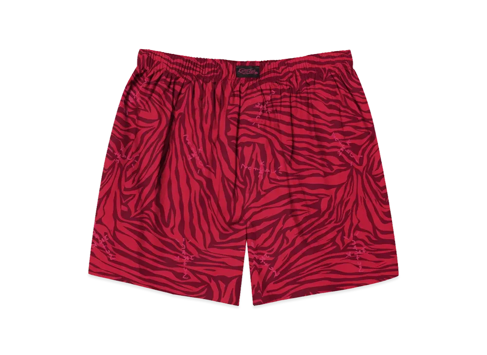 Travis Scott Cactus Jack x Nike Zebra Print Boxers "Red"