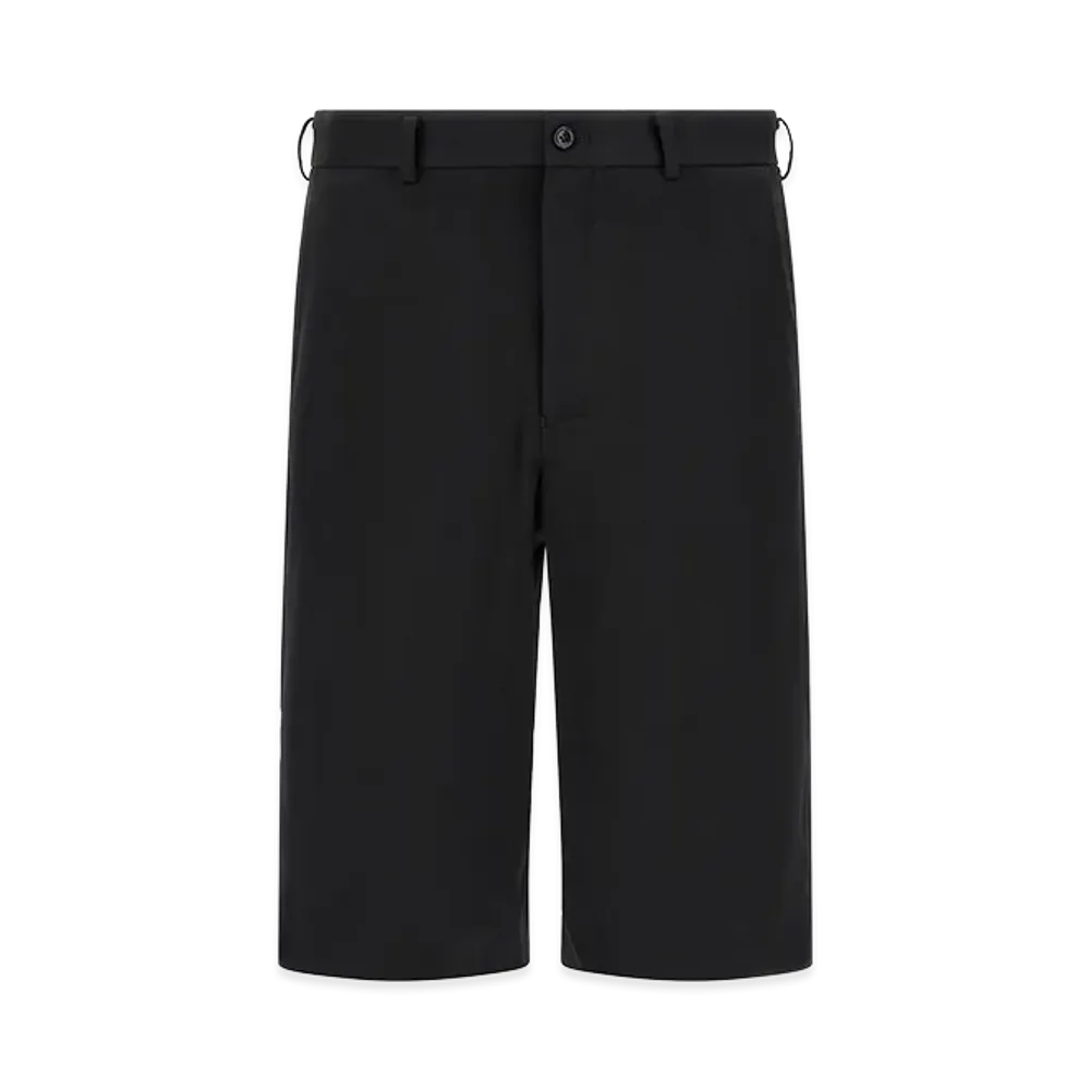COMME des GARCONS HOMME Zip Bermuda Shorts "Black"