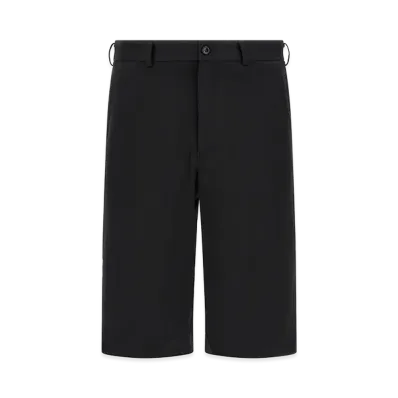 COMME des GARCONS HOMME Zip Bermuda Shorts "Black"