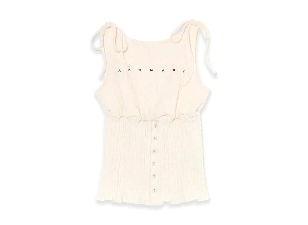 ANDMARY Women's Lana Ribbon Tops "White"