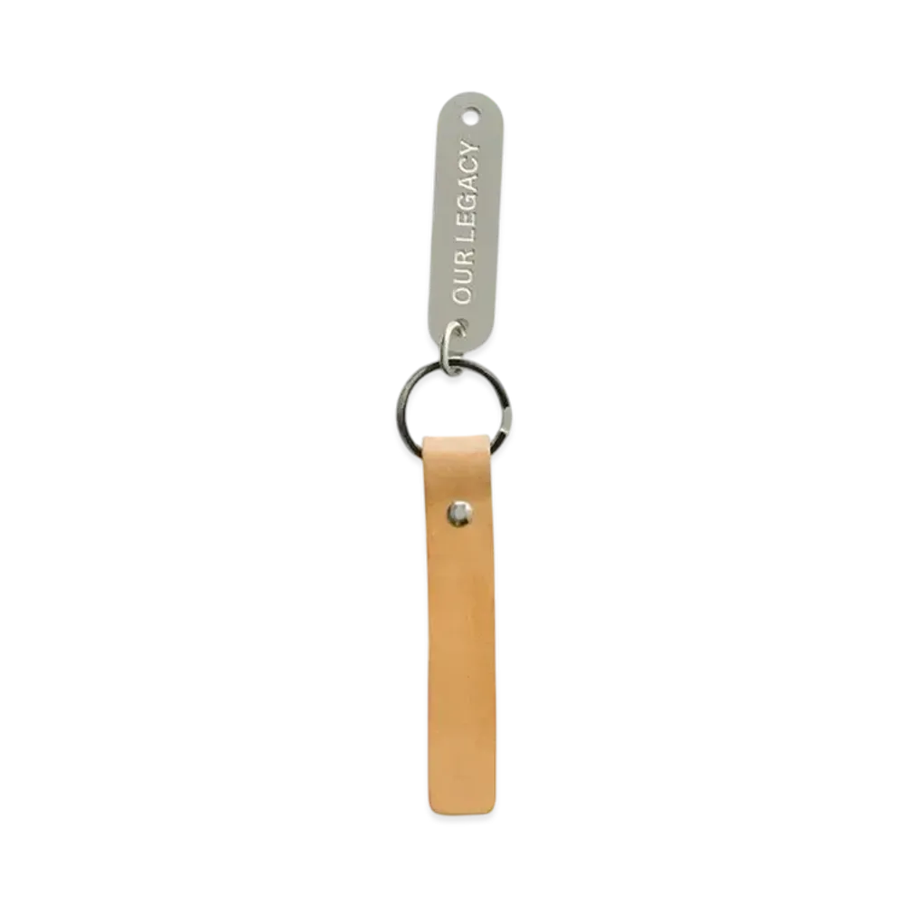 OUR LEGACY Ring Keyring Leather "Natural" A4248RN