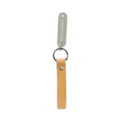 OUR LEGACY Ring Keyring Leather "Natural" A4248RN