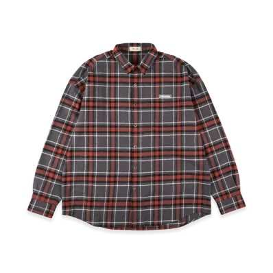 WIND AND SEA Oversized Big Logo L/S Shirt "Red"